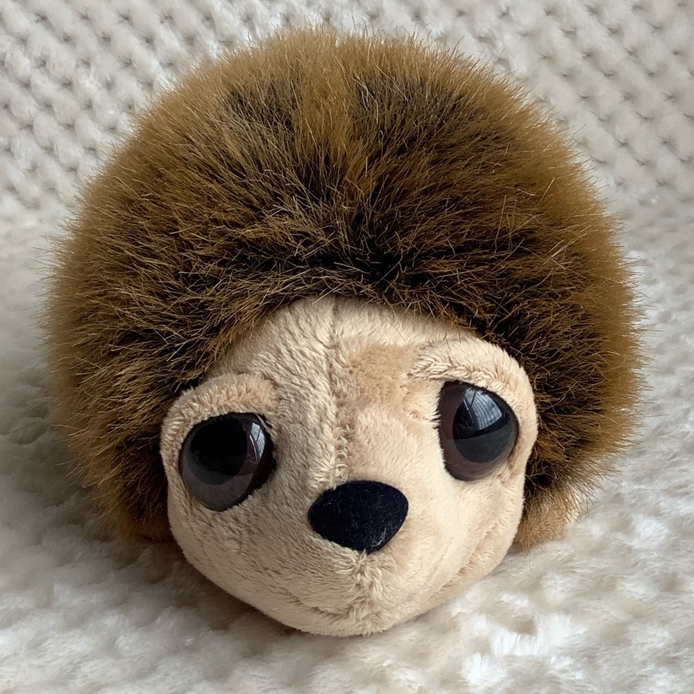 Russ Berrie Plush Hedgehog Spike Stuffed Animal Toy with Big Eyes